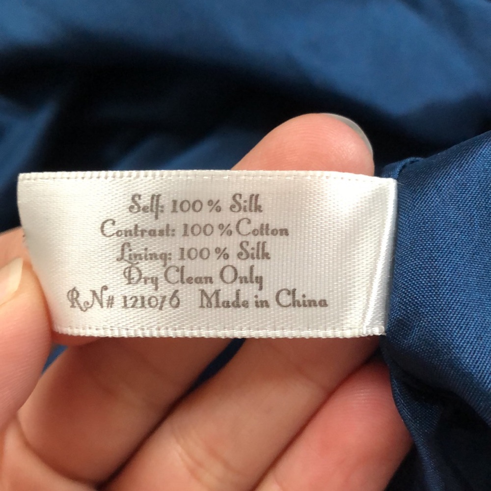 Silk and Cotton Summer Dress - Picture 6 of 11